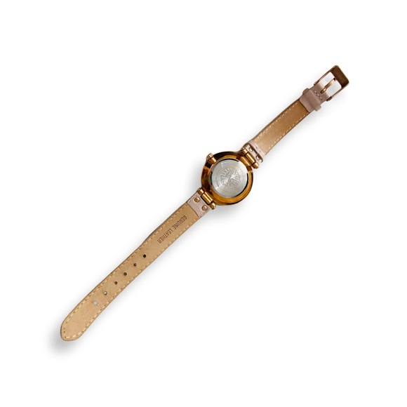 Anne Klein Women's Glitter Accented Leather Strap Watch Brand New - Picture 4 of 4